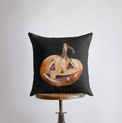 Jack O Lantern Throw Pillow