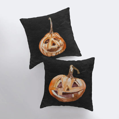 Jack O Lantern Throw Pillow