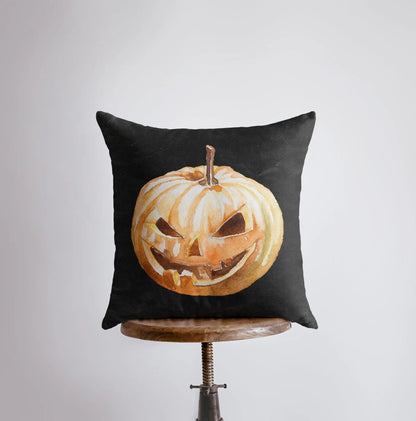 Jack O Lantern Throw Pillow