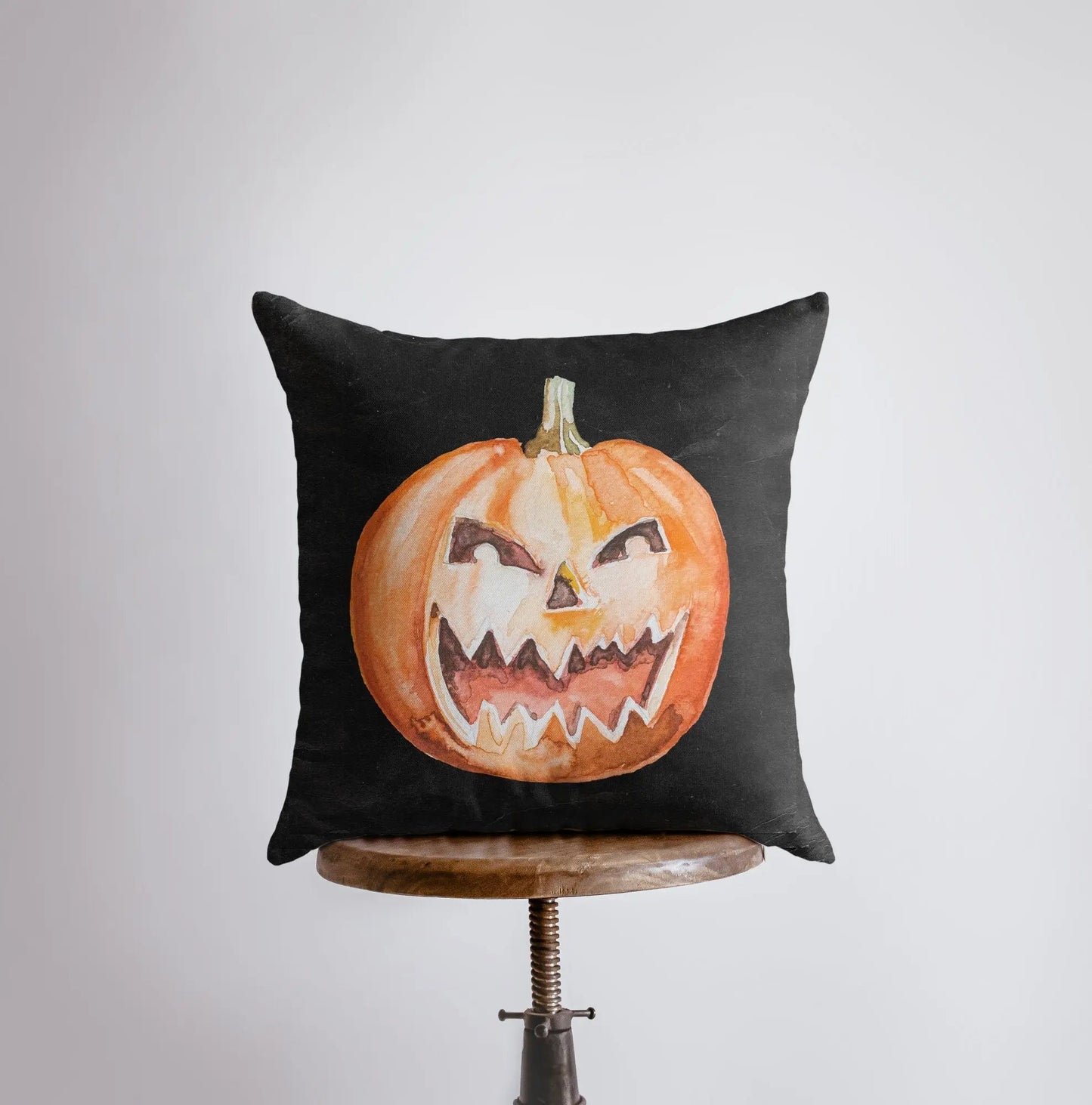 Jack O Lantern Throw Pillow