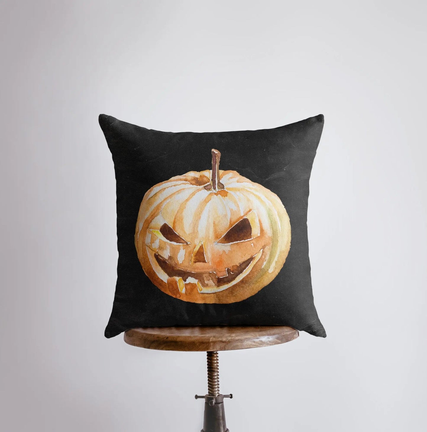 Jack O Lantern Throw Pillow