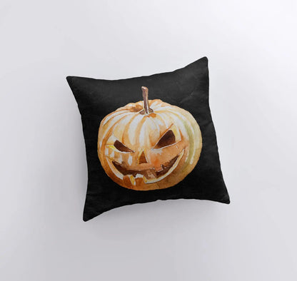 Jack O Lantern Throw Pillow