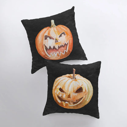 Jack O Lantern Throw Pillow