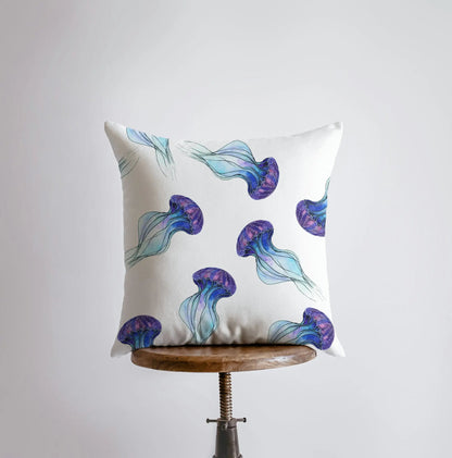 Jelly Fish Throw Pillow