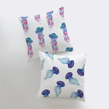 Jelly Fish Throw Pillow