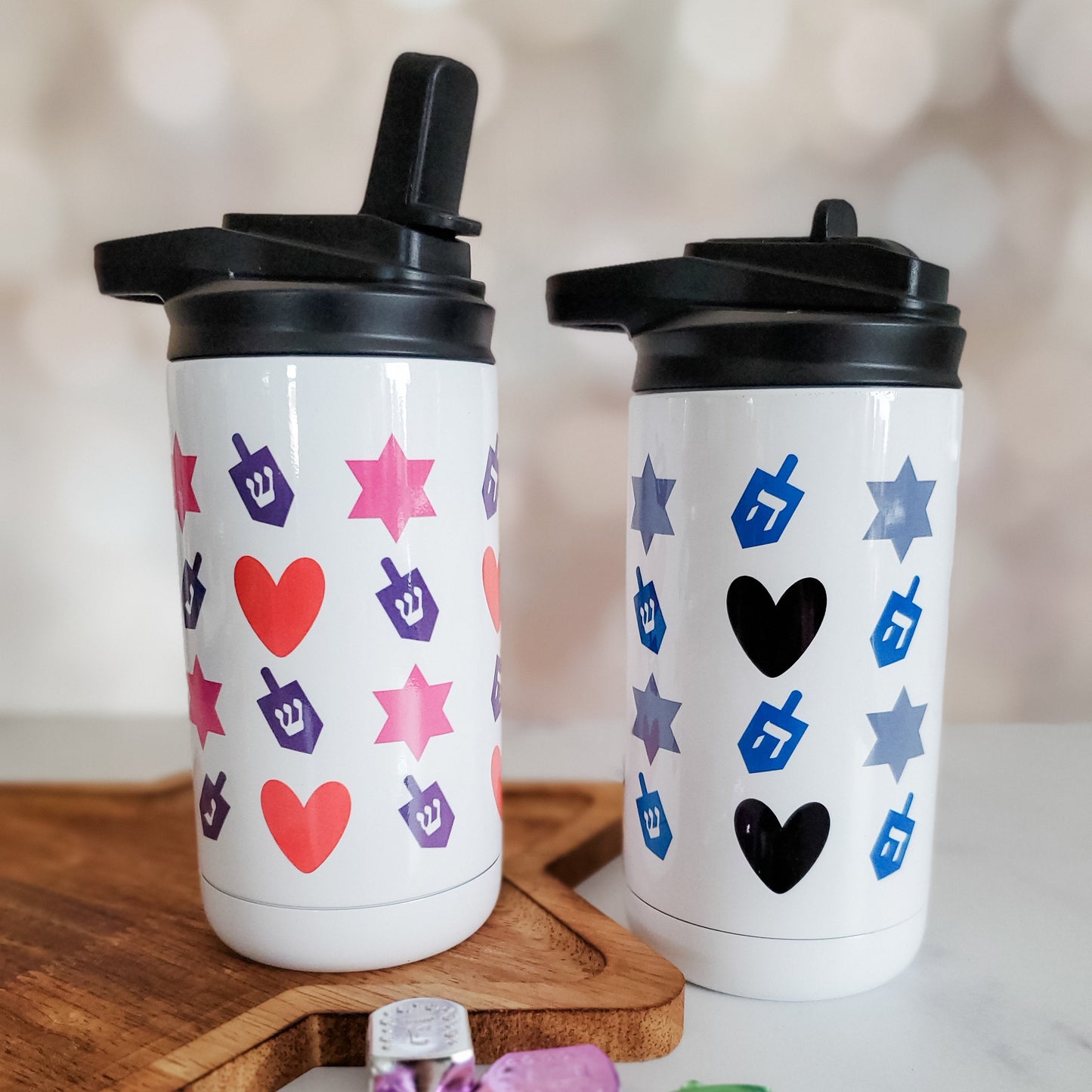 Jewish Star Hanukkah Kids Cup by Salt and Sparkle