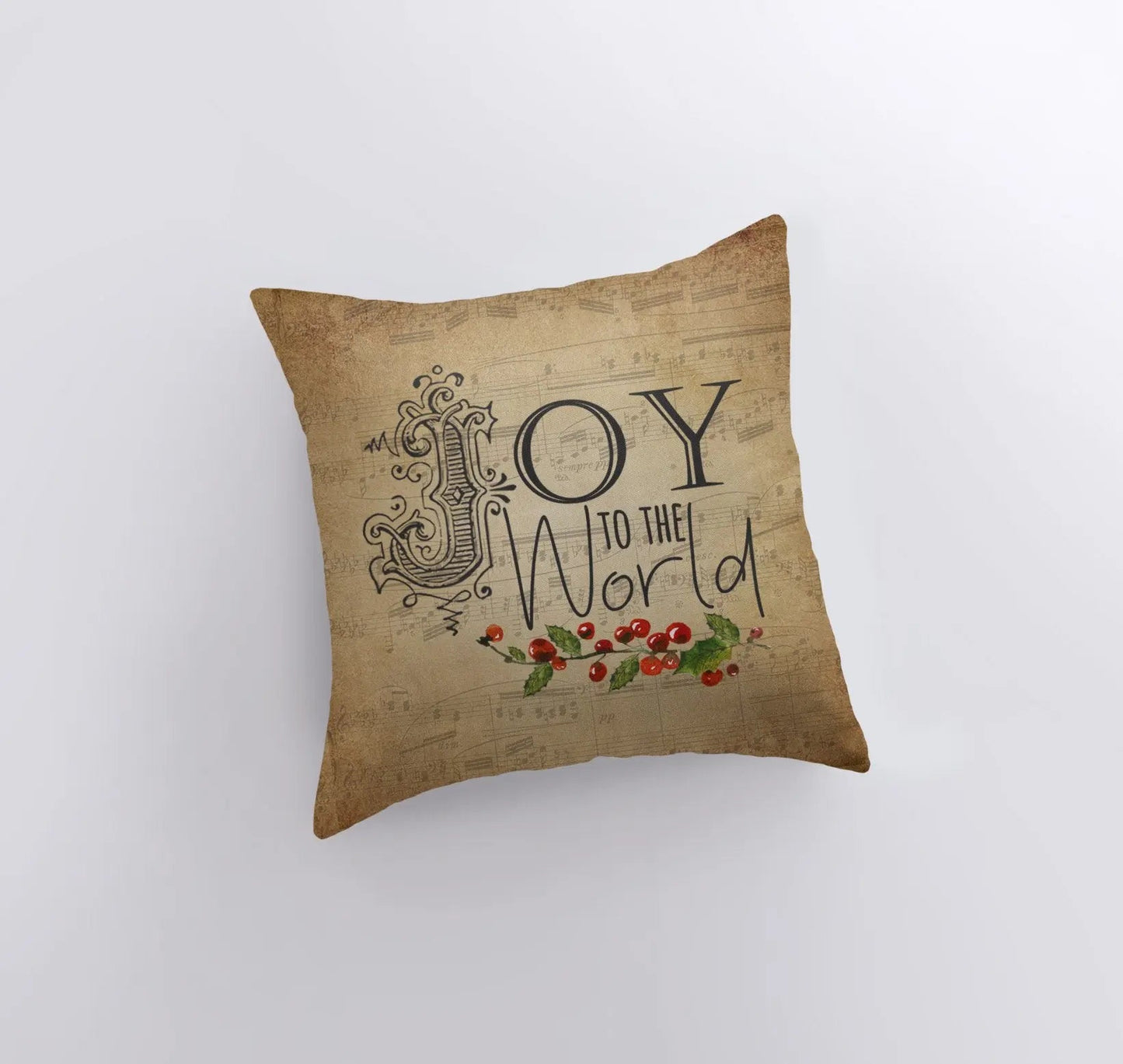 Joy to the World Throw Pillow