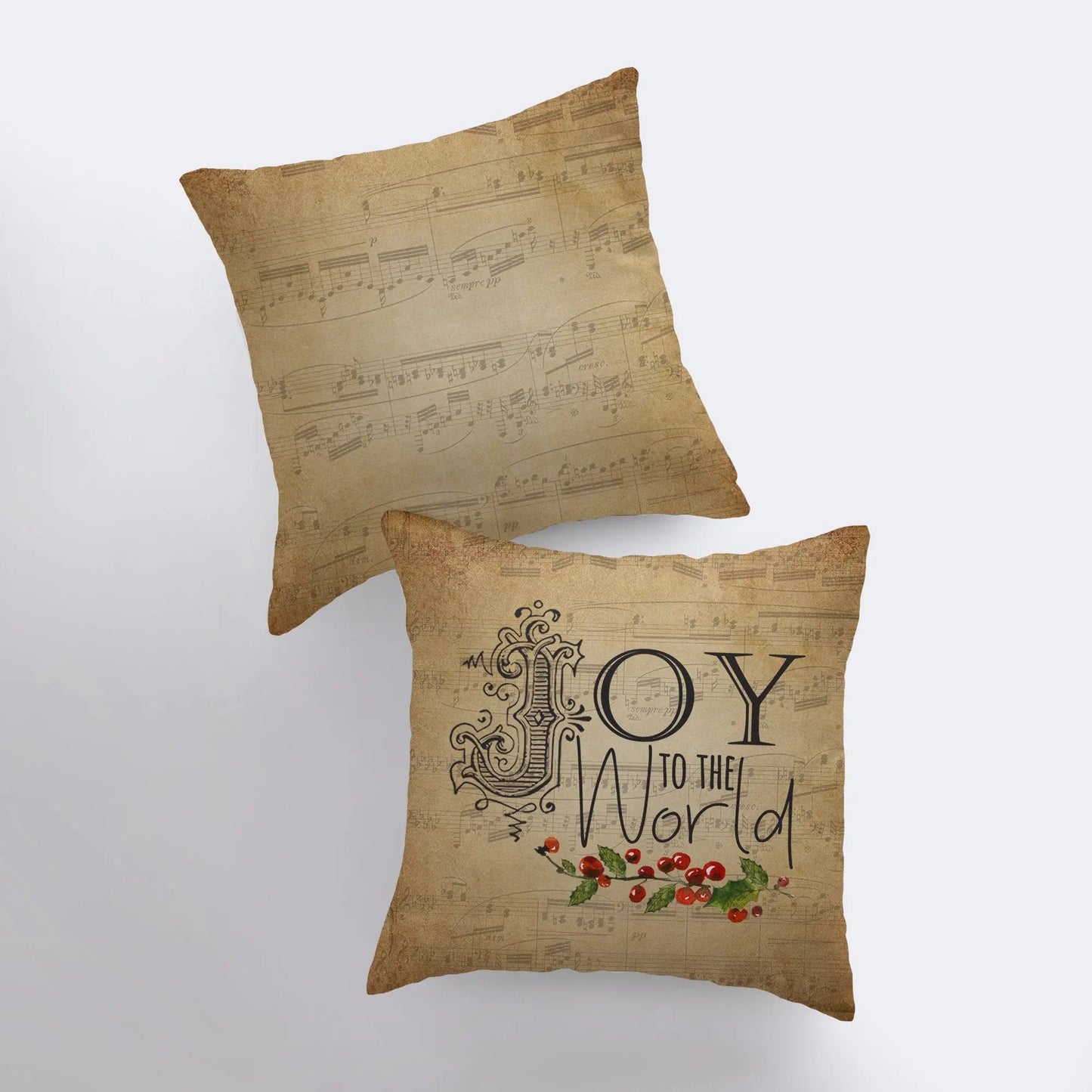 Joy to the World Throw Pillow