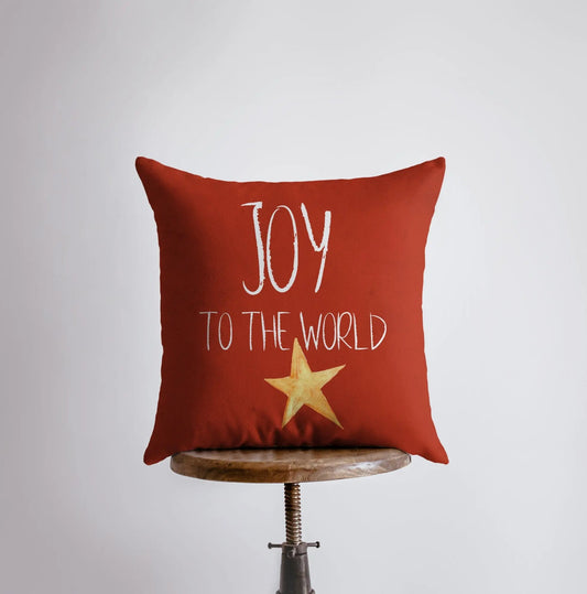 Joy to the World Throw Pillow