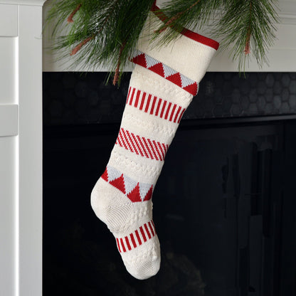 Multi-Stripe Stocking by Melange Collection