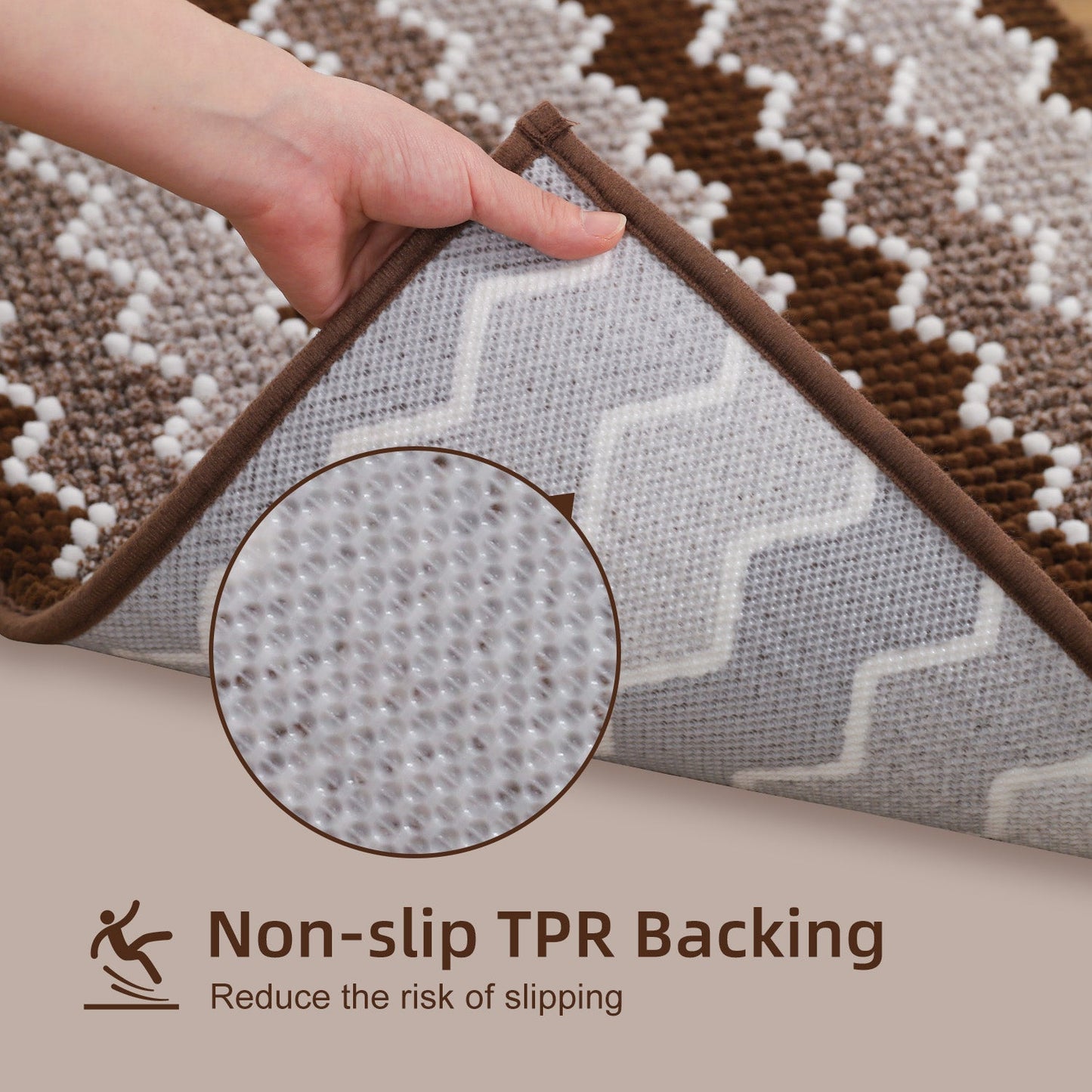 Kasentex Soft Absorbent Durable Non-Slip Bathroom Rug Mat, Room Decor, Graduation Gifts, Fathers Day Gift, Mother Gift, Easter Gift