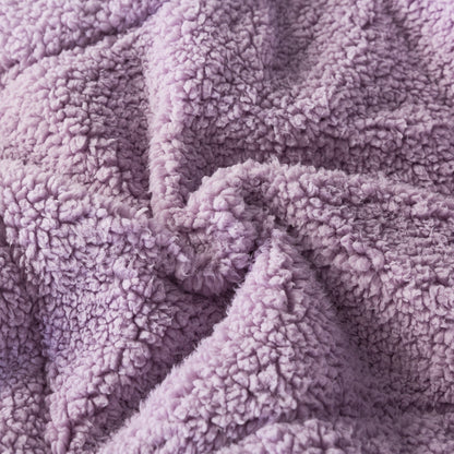 Kasentex Ultra Soft All Season Reversible Plush Sherpa Lined Comforter, Twin, Queen, King