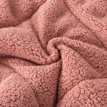 Kasentex Ultra Soft All Season Reversible Plush Sherpa Lined Comforter, Twin, Queen, King