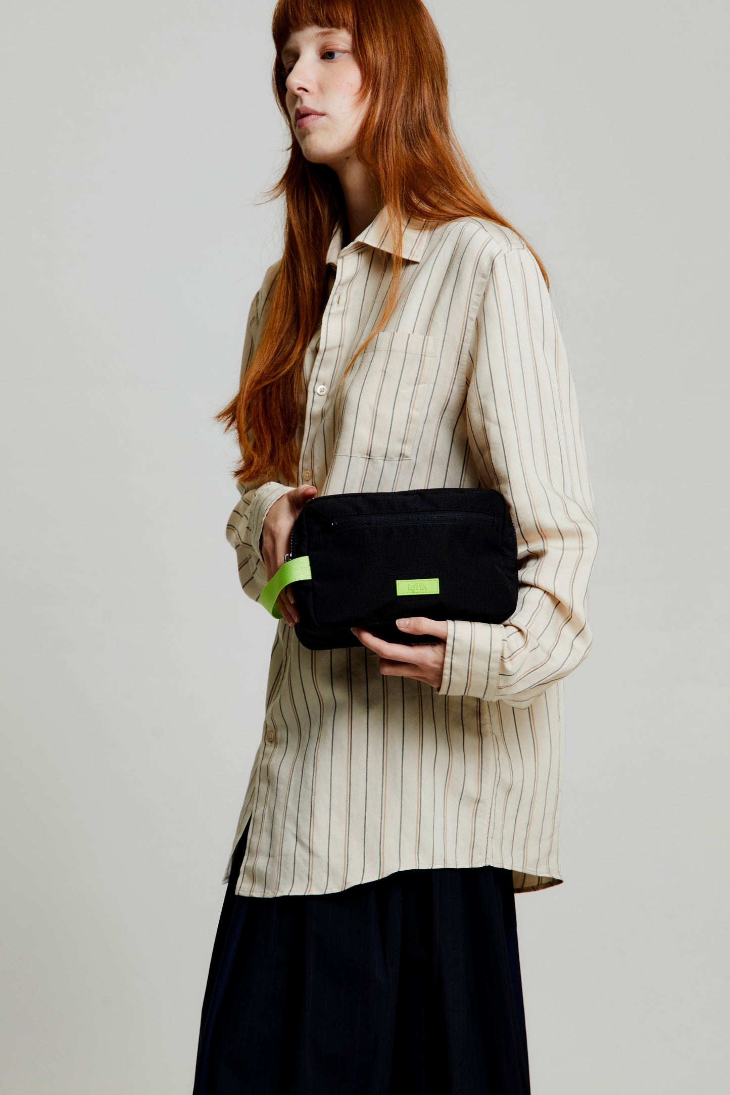 Kei Double Washbag Black Lime Vandra