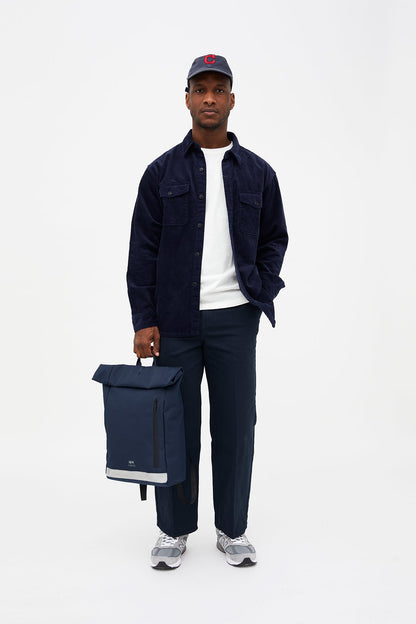 Roll Reflective Backpack Navy