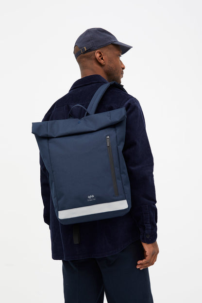 Roll Reflective Backpack Navy