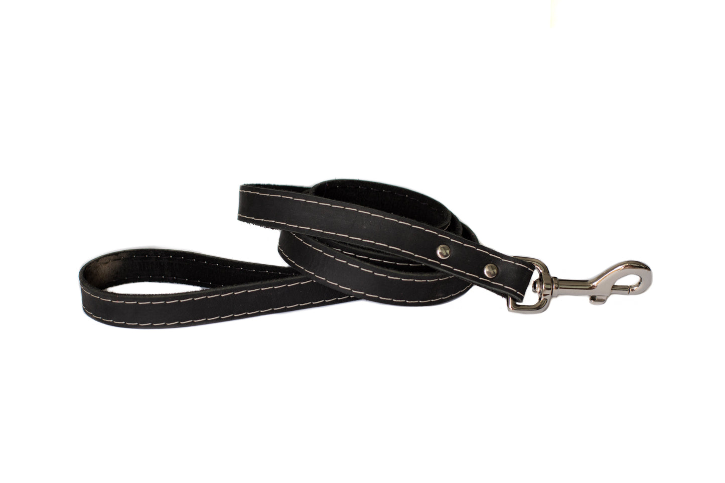 Pro Line Hunting Midnight Black Leather Leash