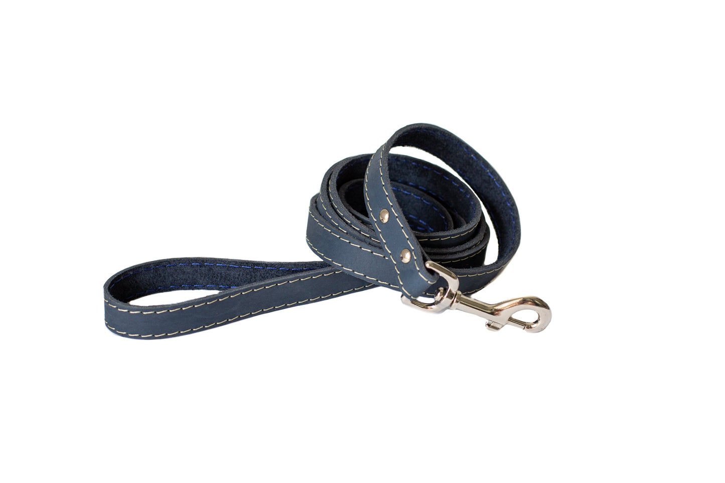 Pro Line Hunting Blue Jeans Leather Leash
