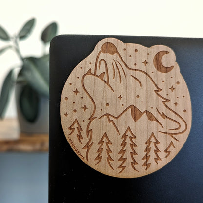 Nature Themed Wood Stickers