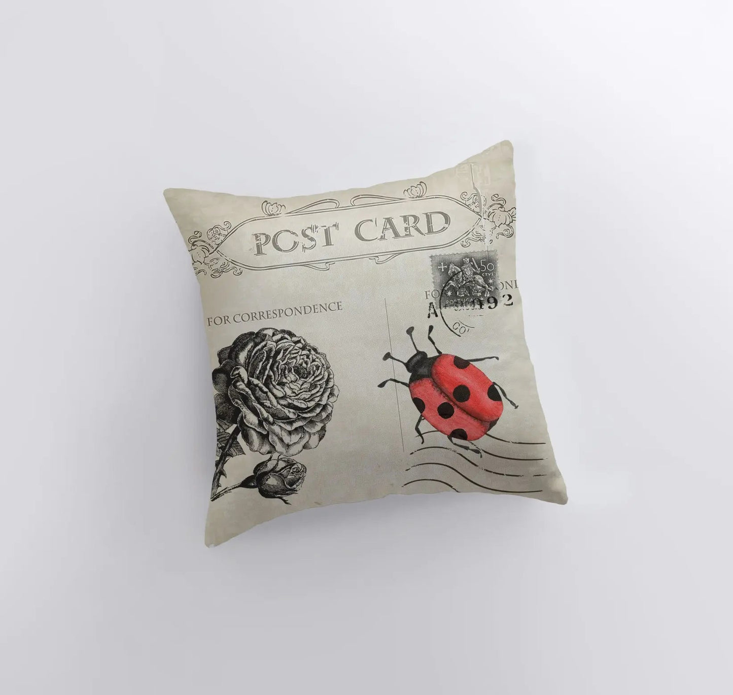 Lady Bug Throw Pillow