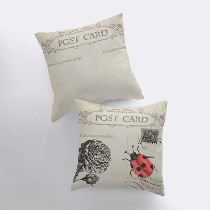 Lady Bug Throw Pillow