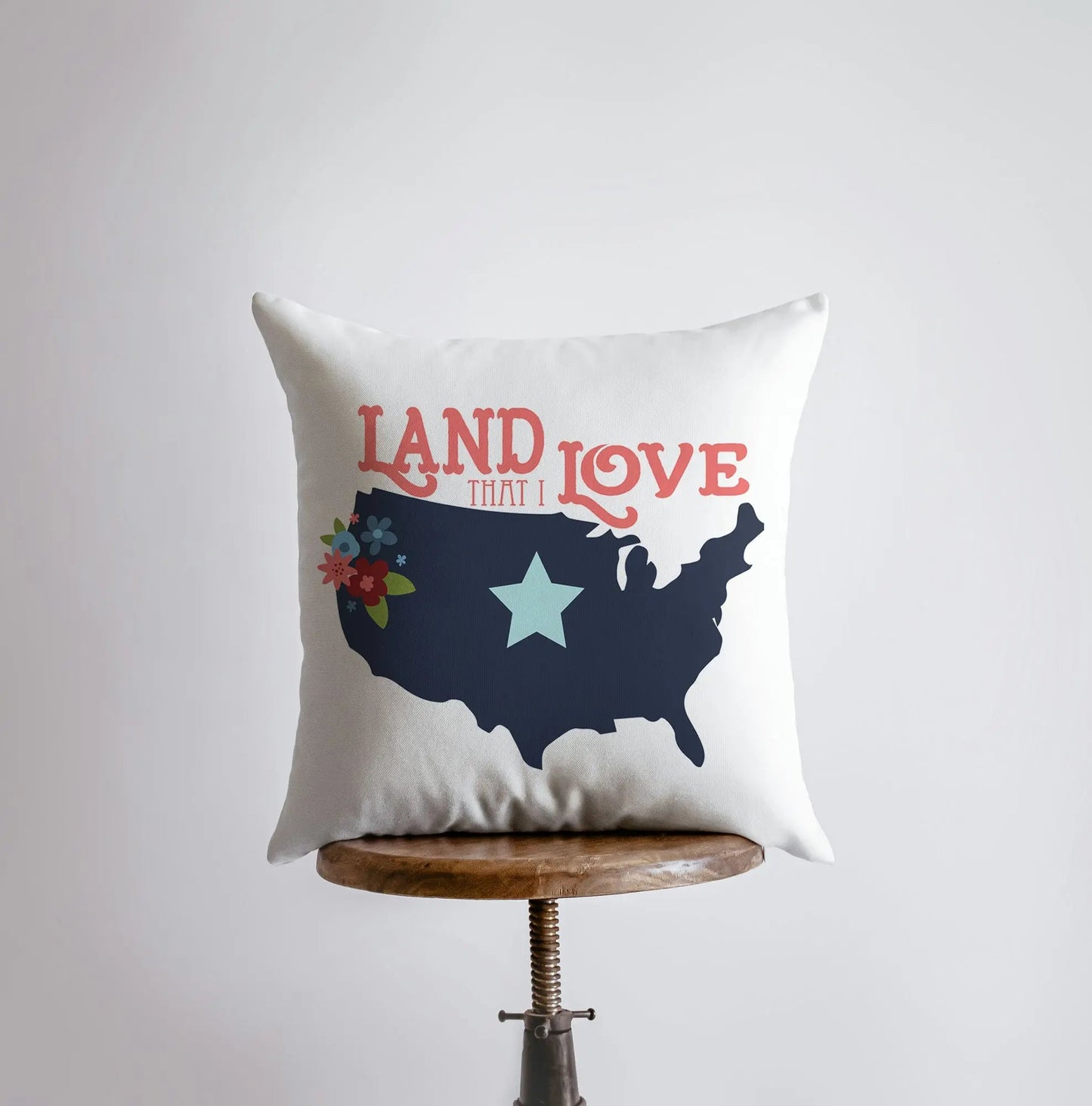 Land that I Love Throw Pillow