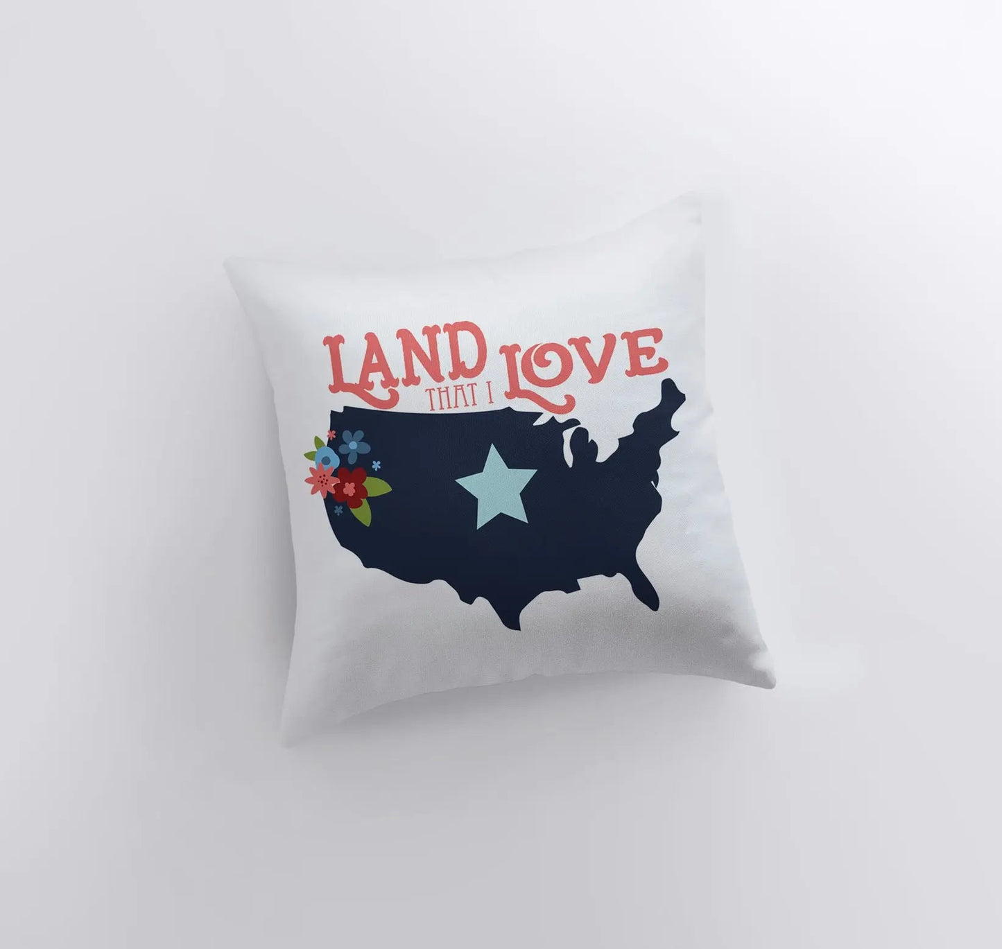 Land that I Love Throw Pillow