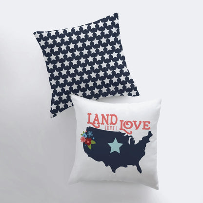 Land that I Love Throw Pillow