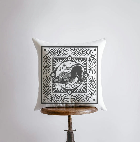 Leo Zodiac Throw Pillow