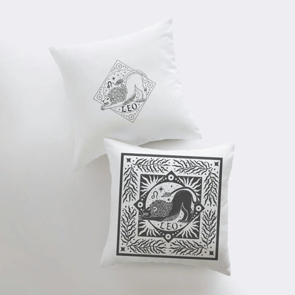 Leo Zodiac Throw Pillow