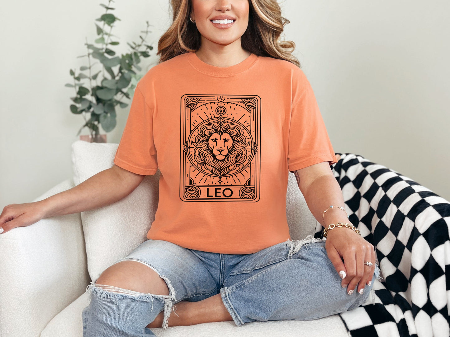 Zodiac Signs Tarot Card Graphic Tee by All The Right Perks LLC