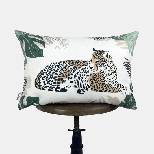 Leopard Lumbar Throw Pillow