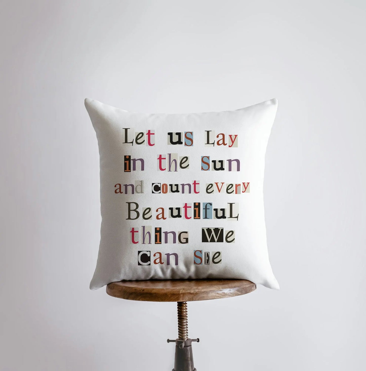 Let us Lay in the Sun Throw Pillow