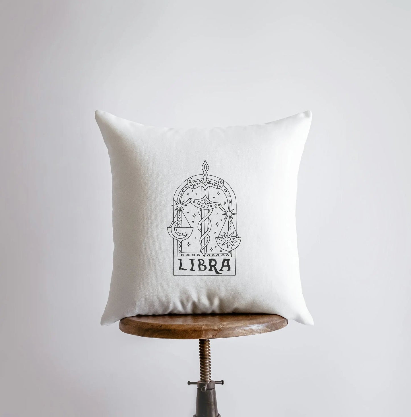 Libra Zodiac Throw Pillow