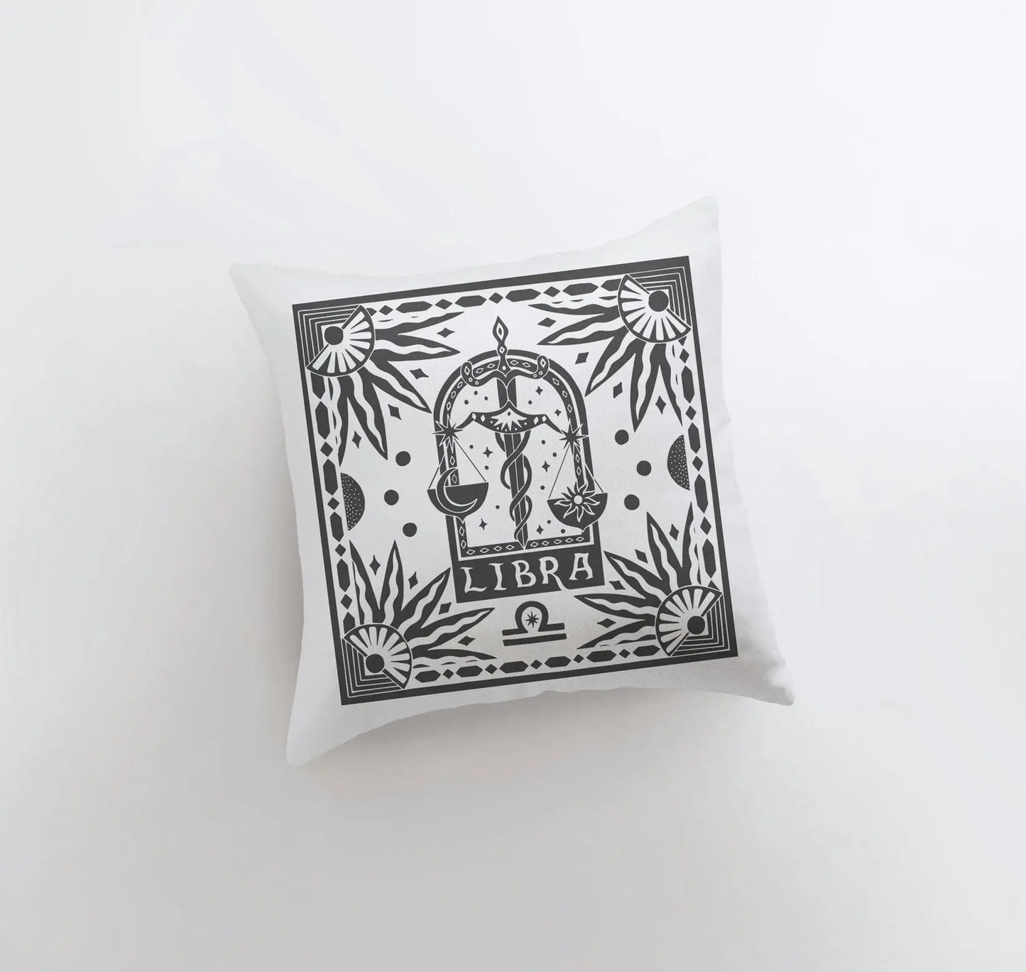 Libra Zodiac Throw Pillow