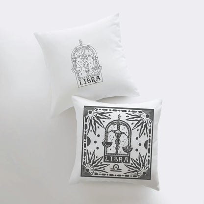 Libra Zodiac Throw Pillow