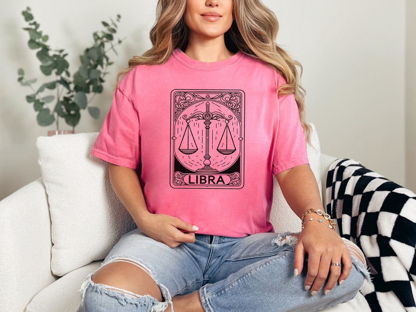 Zodiac Signs Tarot Card Graphic Tee by All The Right Perks LLC
