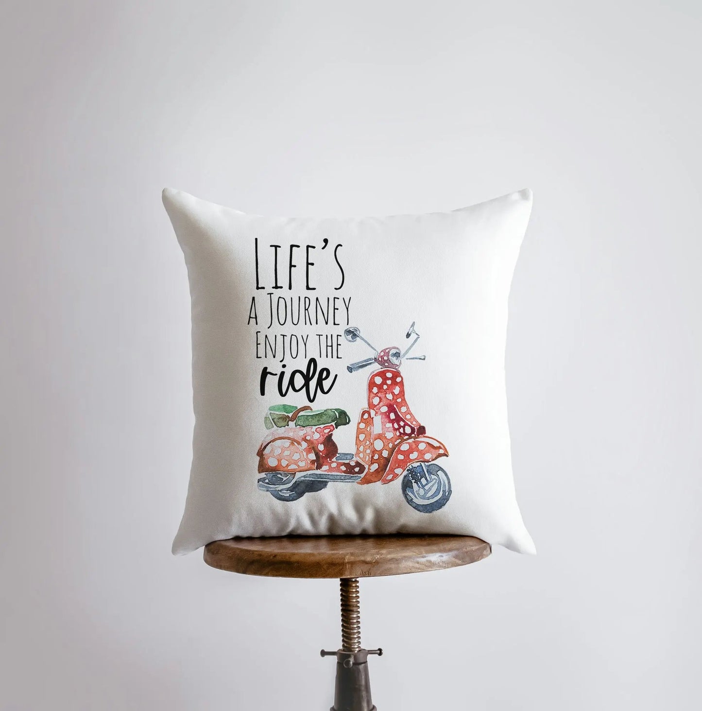 Life's a Journey Throw Pillow