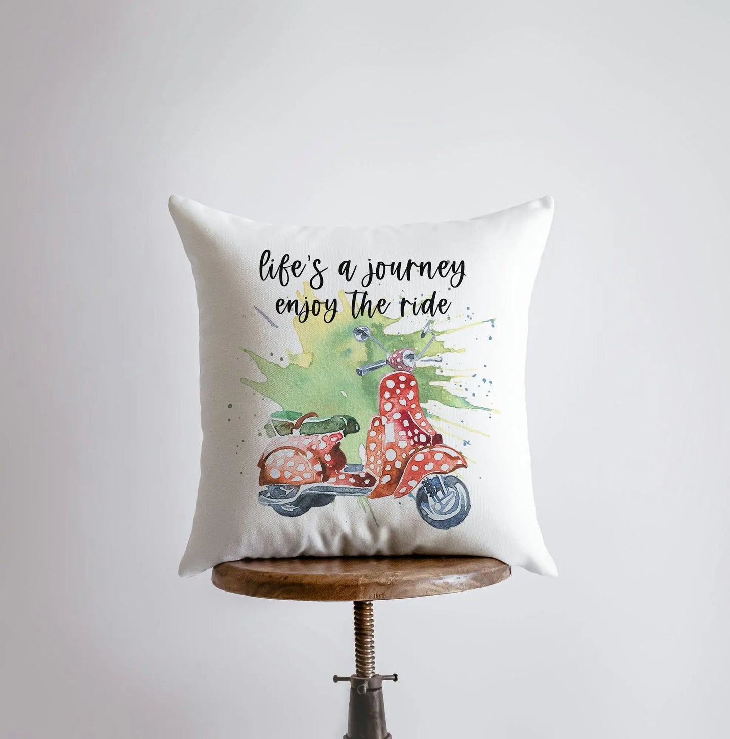 Life's a Journey Throw Pillow