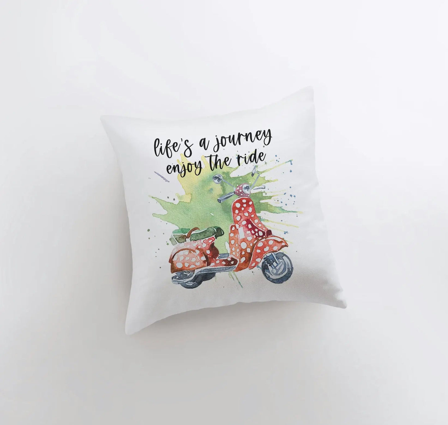 Life's a Journey Throw Pillow