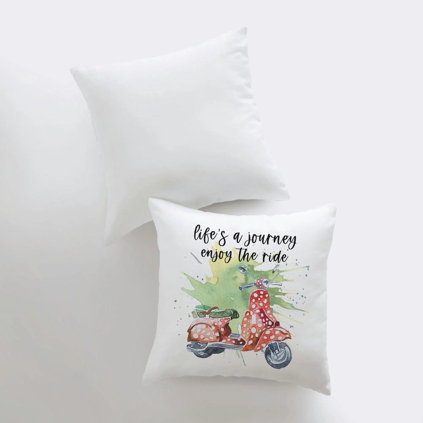 Life's a Journey Throw Pillow