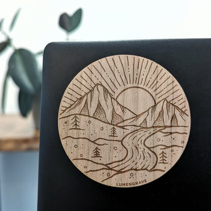 Nature Themed Wood Stickers