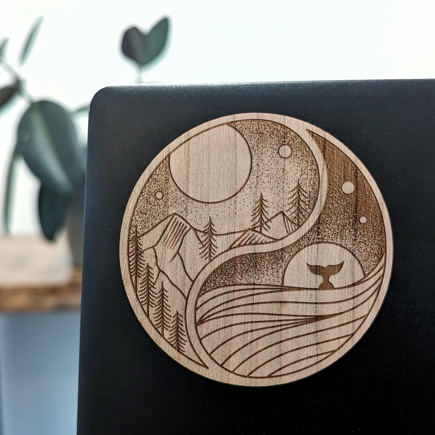 Nature Themed Wood Stickers