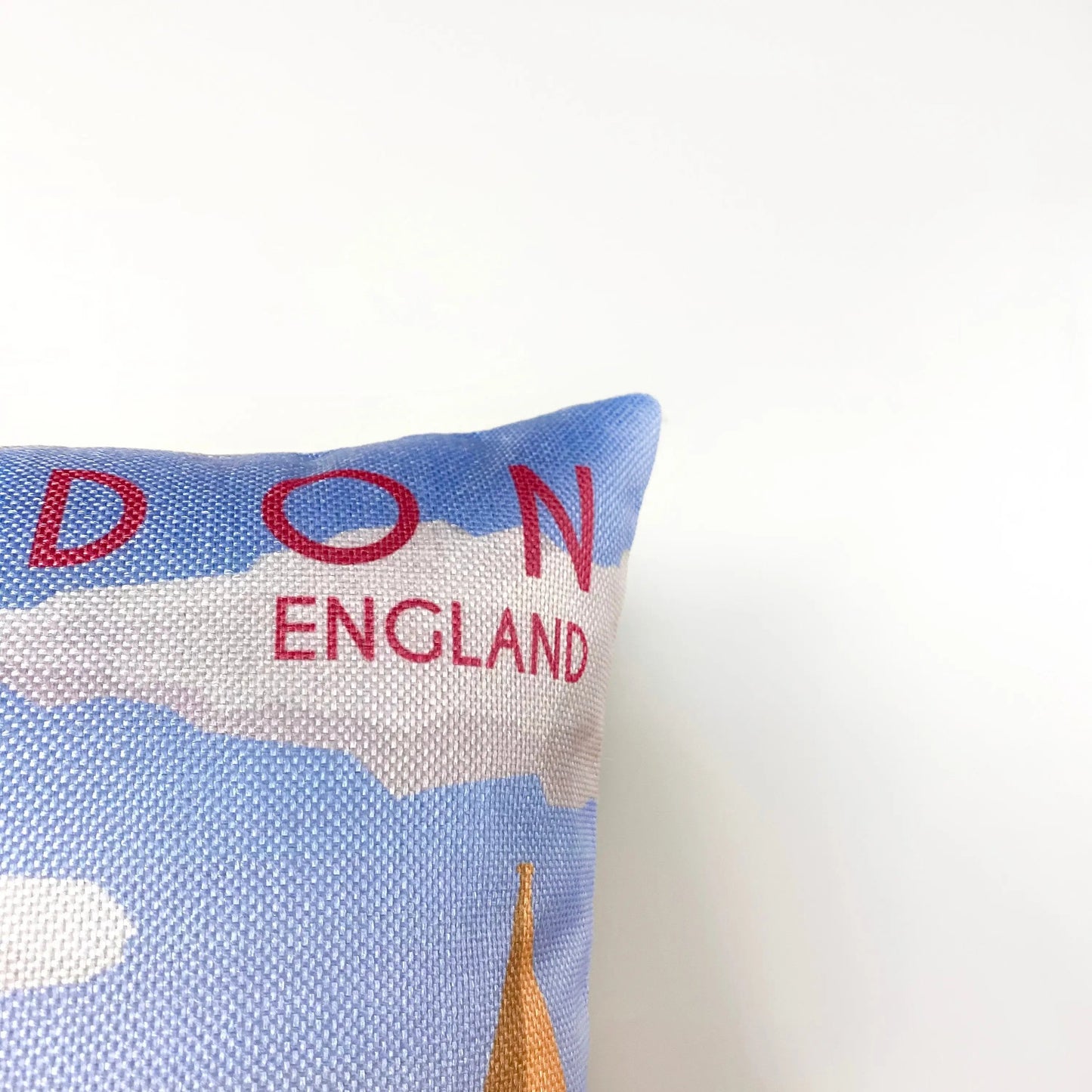 London Art Adventure Time Throw Pillow