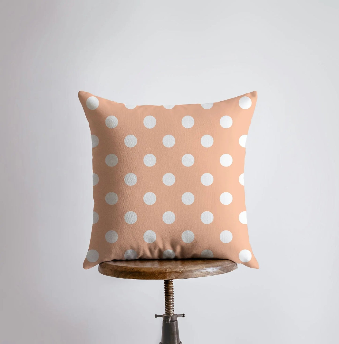 Love Floral Polkadot Throw Pillow