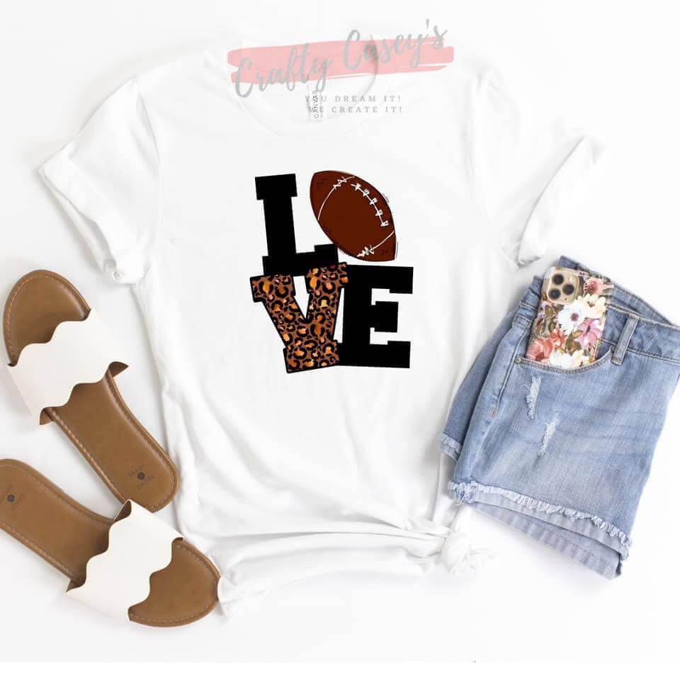 Love Football Sports T-shirt