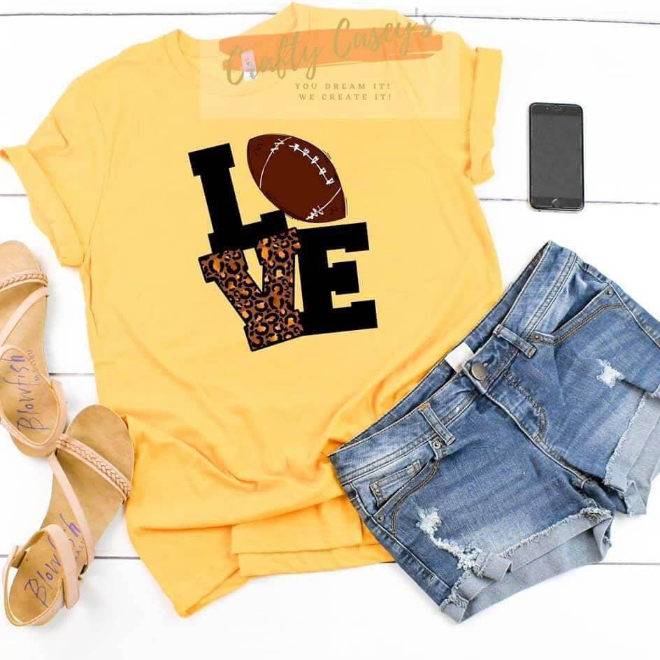 Love Football Sports T-shirt