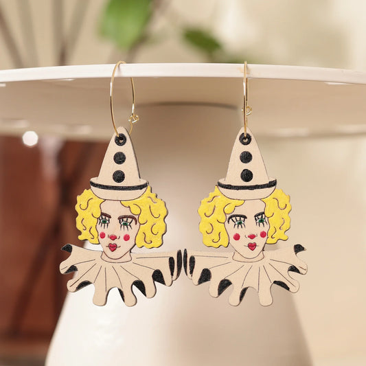 Lulu the Clown Hoops by LE CHIC MIAMI