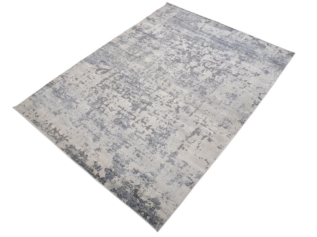 Oxford Abstract Grey Blue Rug by Bareens Designer Rugs