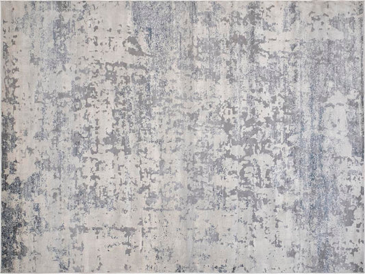 Oxford Abstract Grey Blue Rug by Bareens Designer Rugs